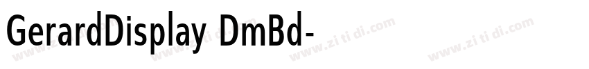 GerardDisplay DmBd字体转换